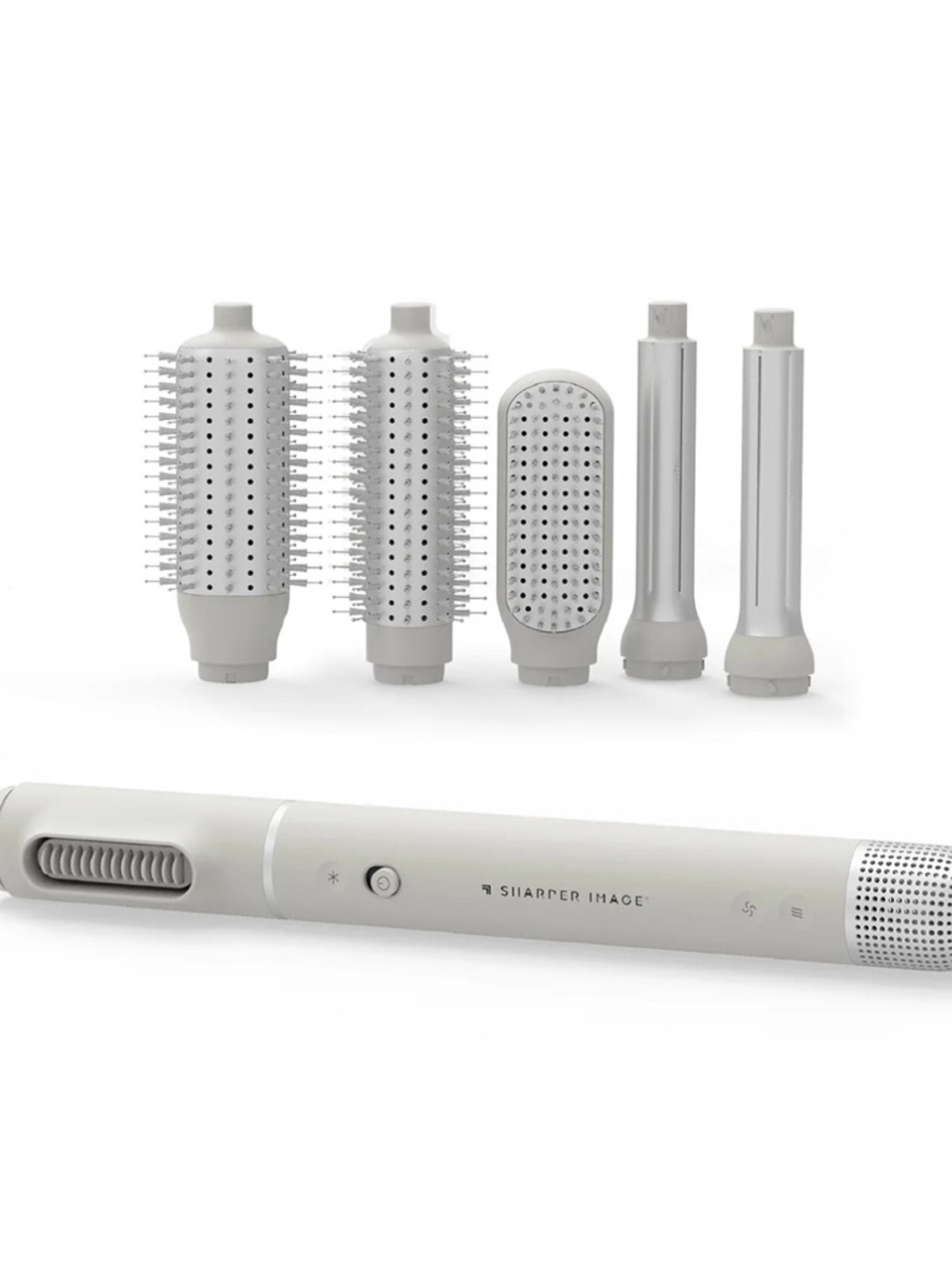 Sharper Image White 5-Piece Hot Air Styler Brush Set